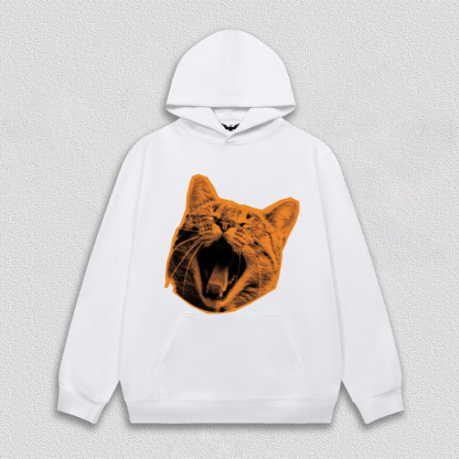 Yawning Orange Cat T-Shirt