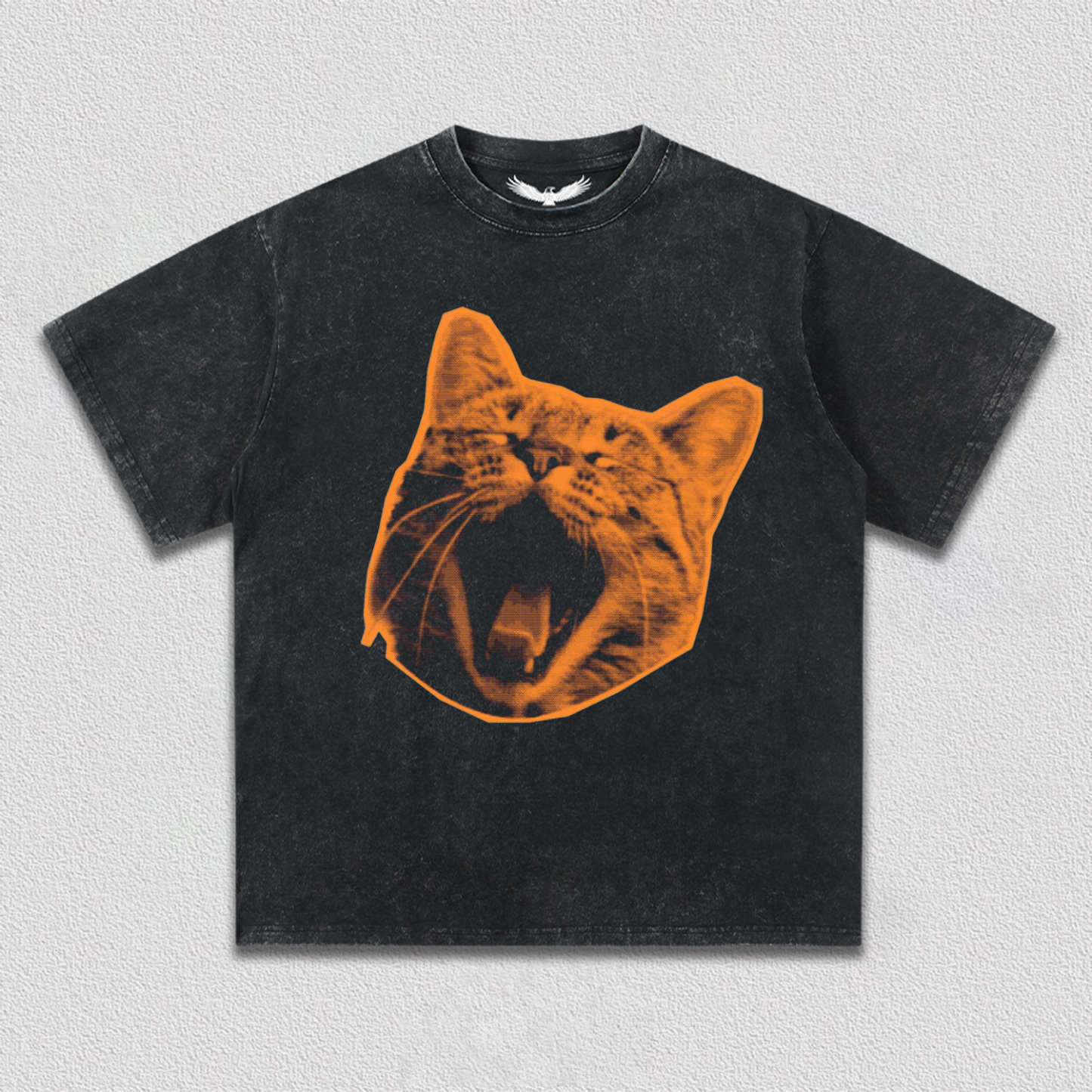 Yawning Orange Cat T-Shirt