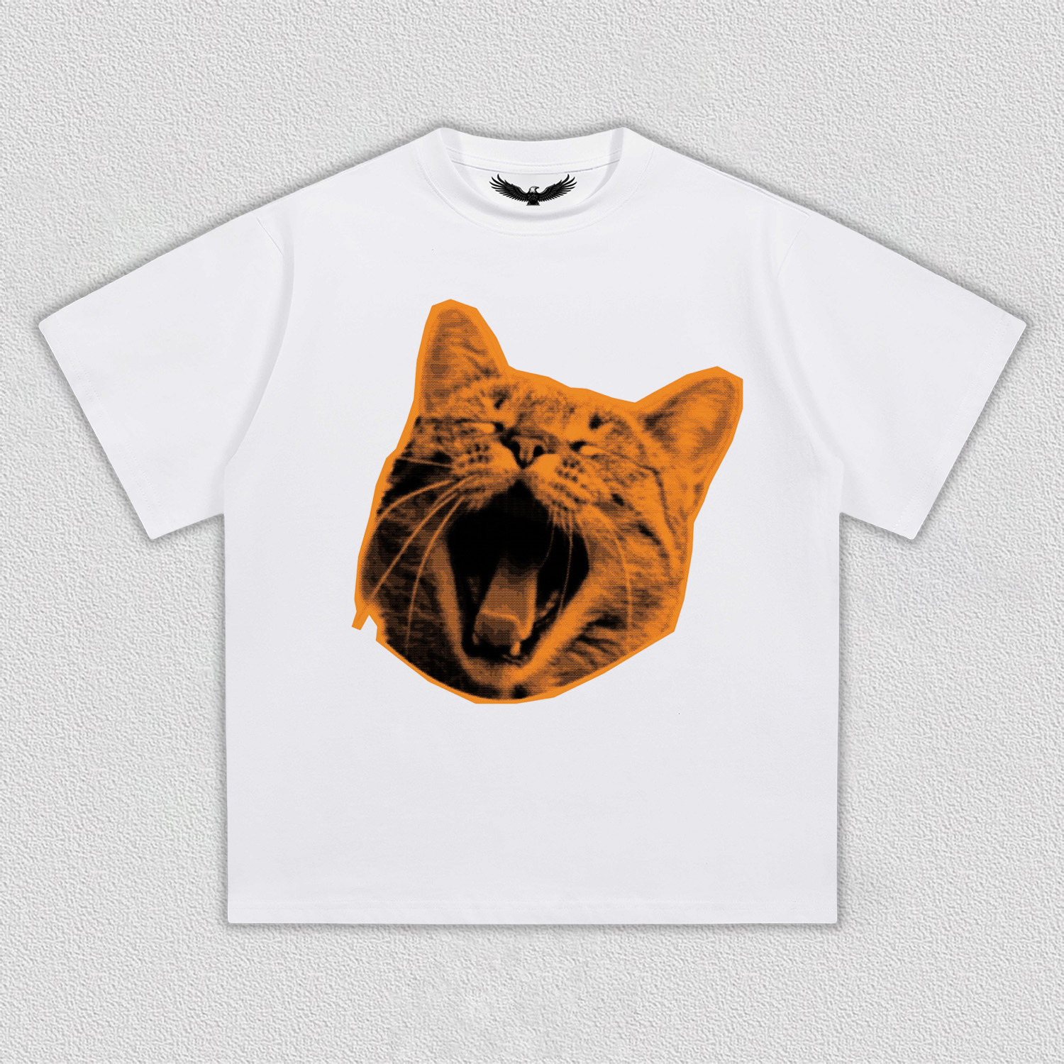 Yawning Orange Cat T-Shirt