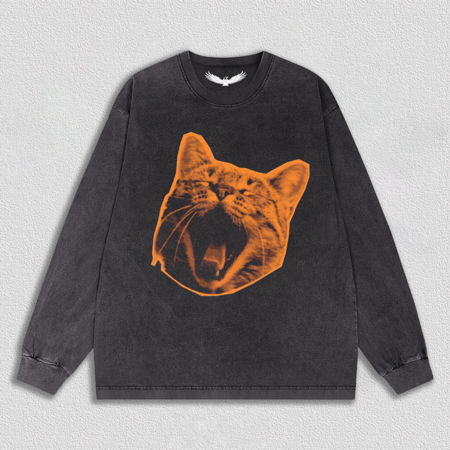 Yawning Orange Cat T-Shirt