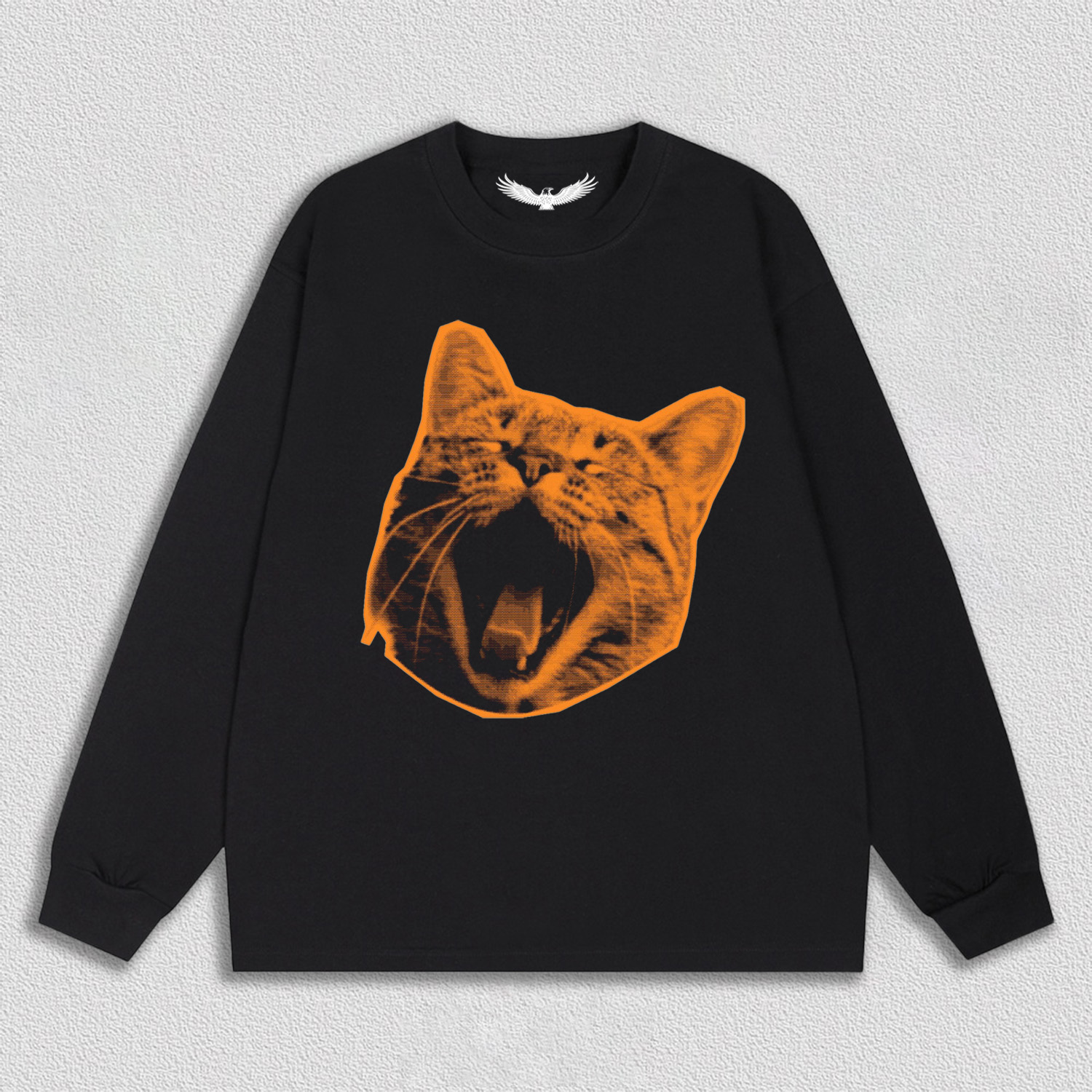 Yawning Orange Cat T-Shirt