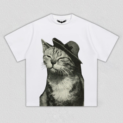 Lazy Moment of Cat with Hat T-Shirt