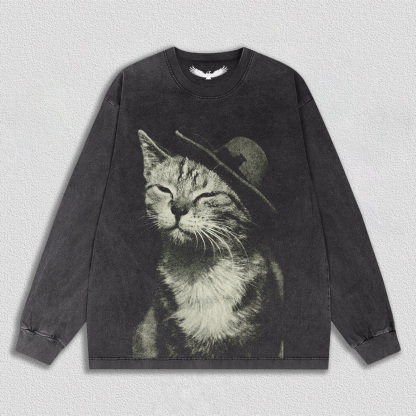 Lazy Moment of Cat with Hat T-Shirt