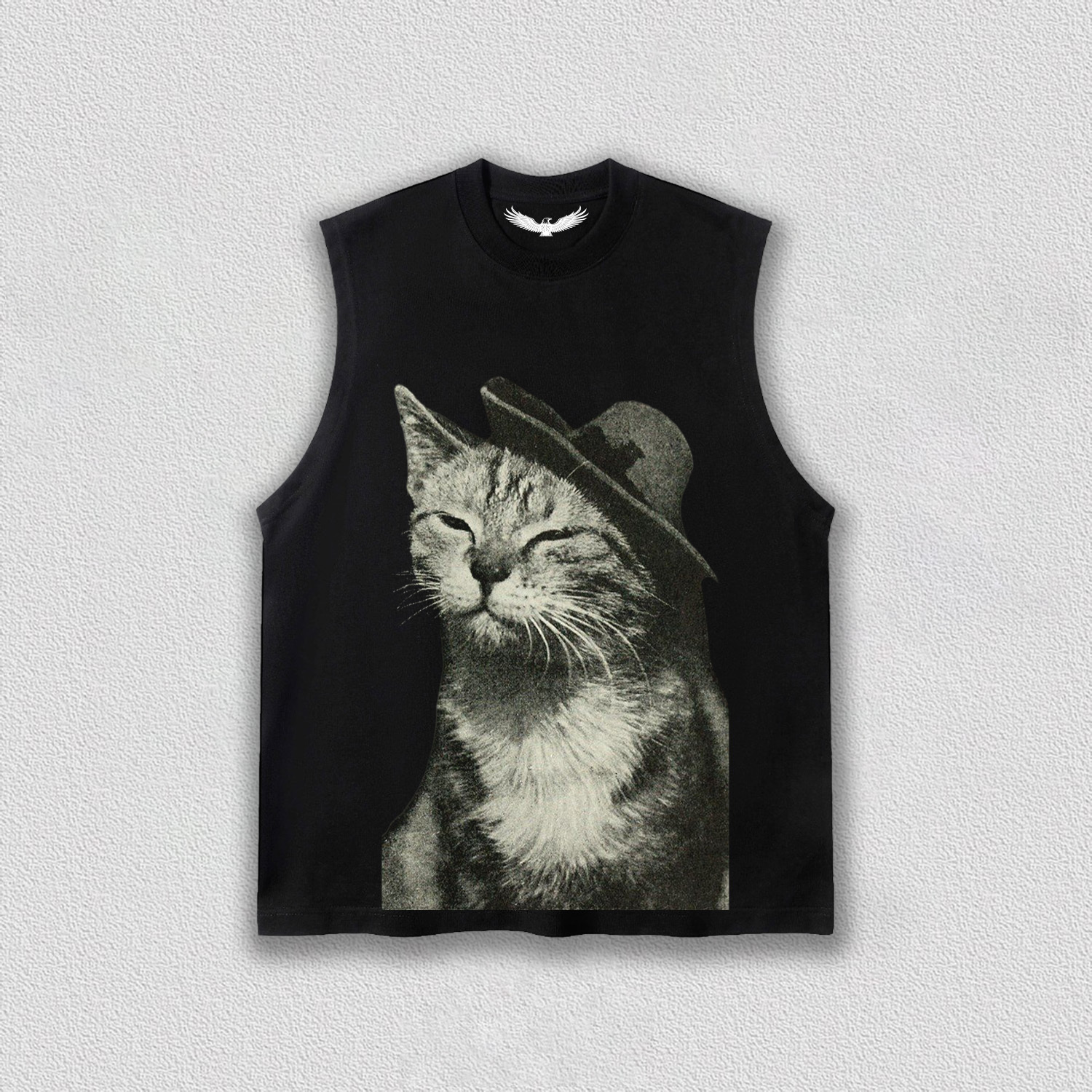 Lazy Moment of Cat with Hat T-Shirt