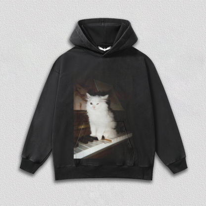 Cat's Piano Time T-Shirt