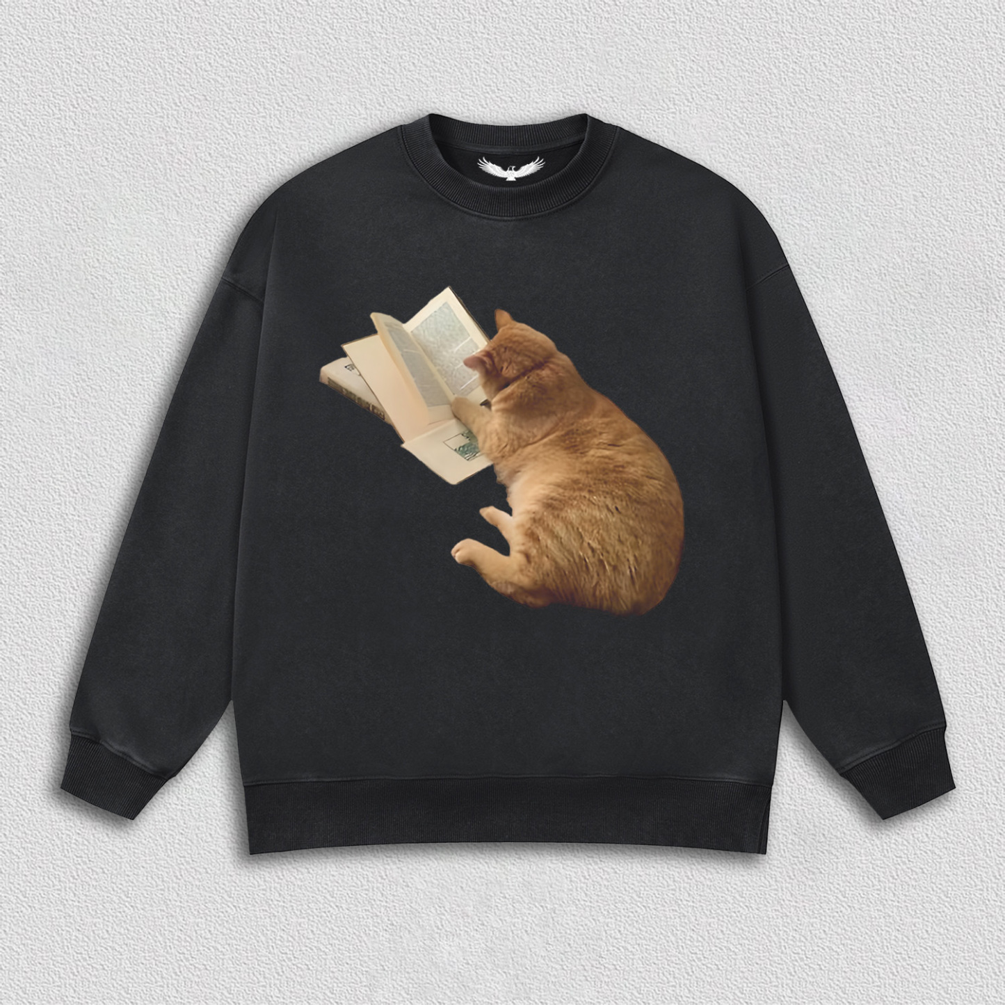 Cat Who Loves Reading T-Shirt