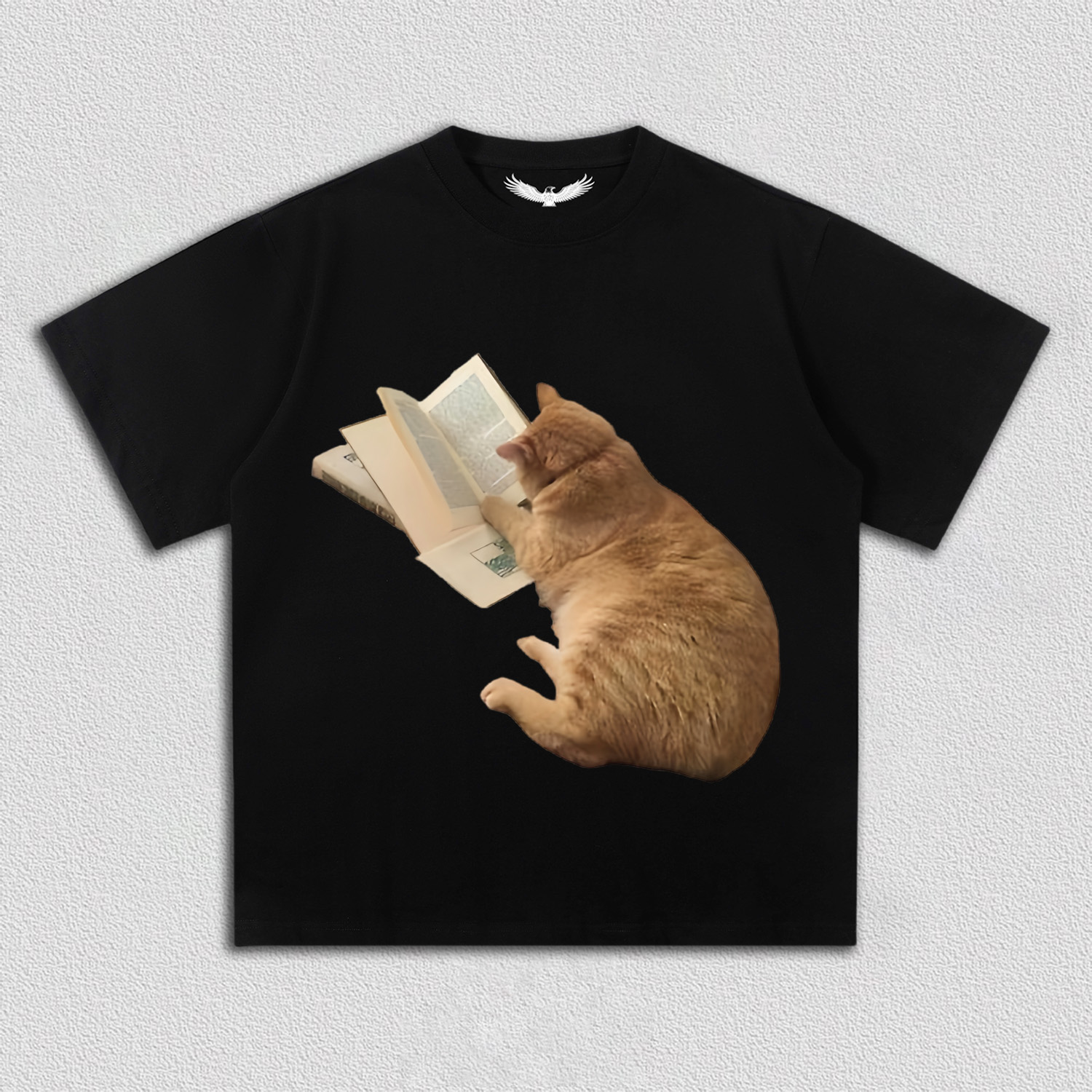 Cat Who Loves Reading T-Shirt