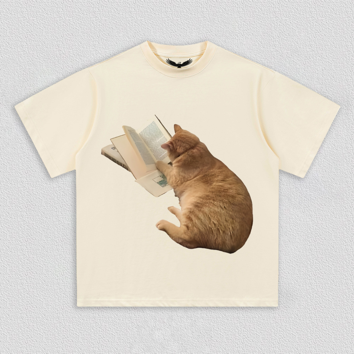 Cat Who Loves Reading T-Shirt