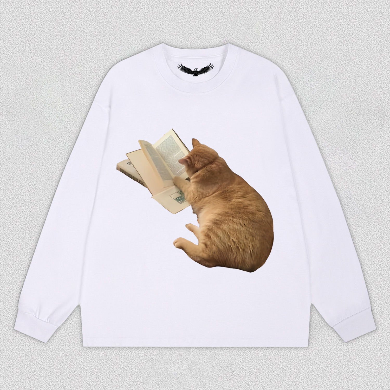 Cat Who Loves Reading T-Shirt