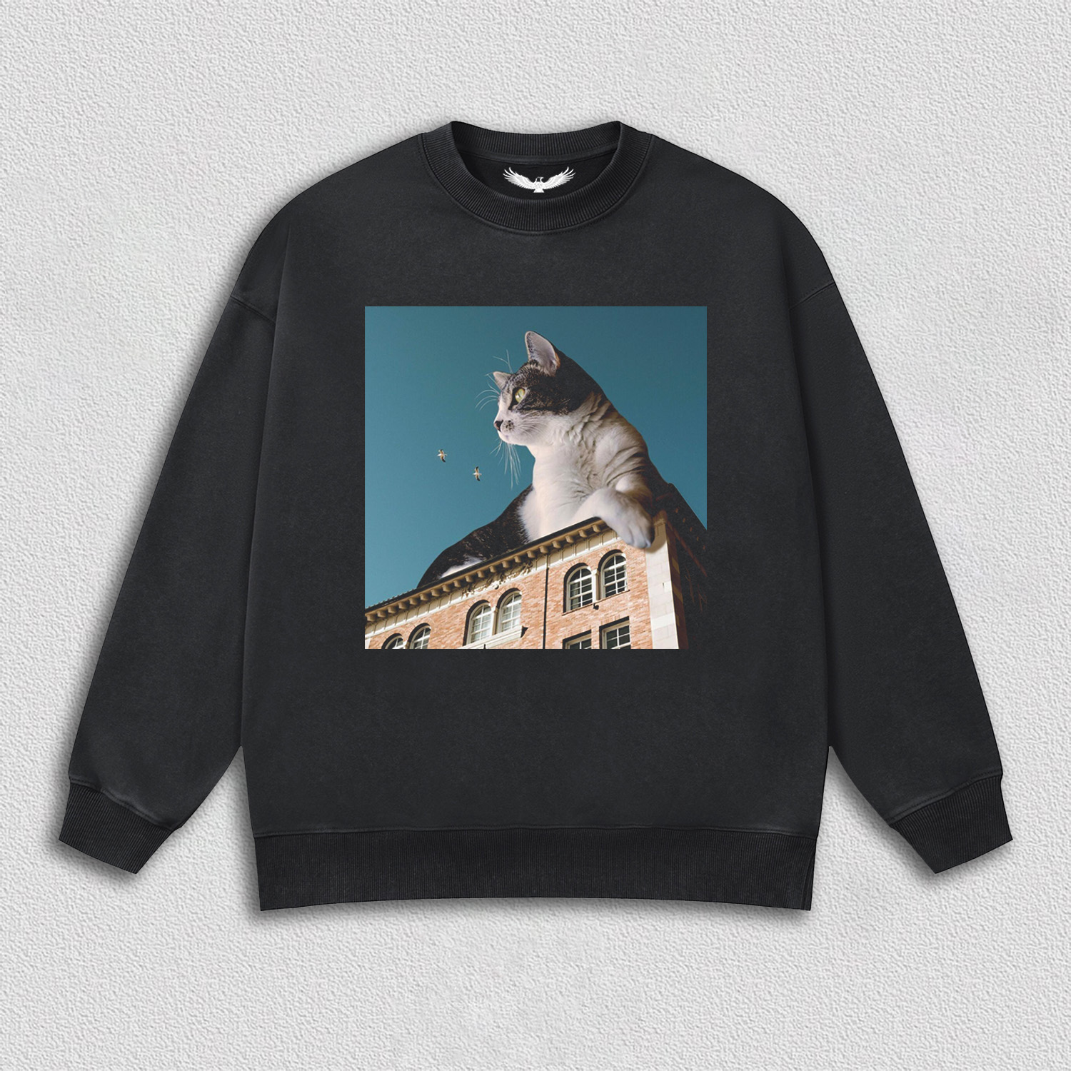 Cat on the City Roof T-Shirt