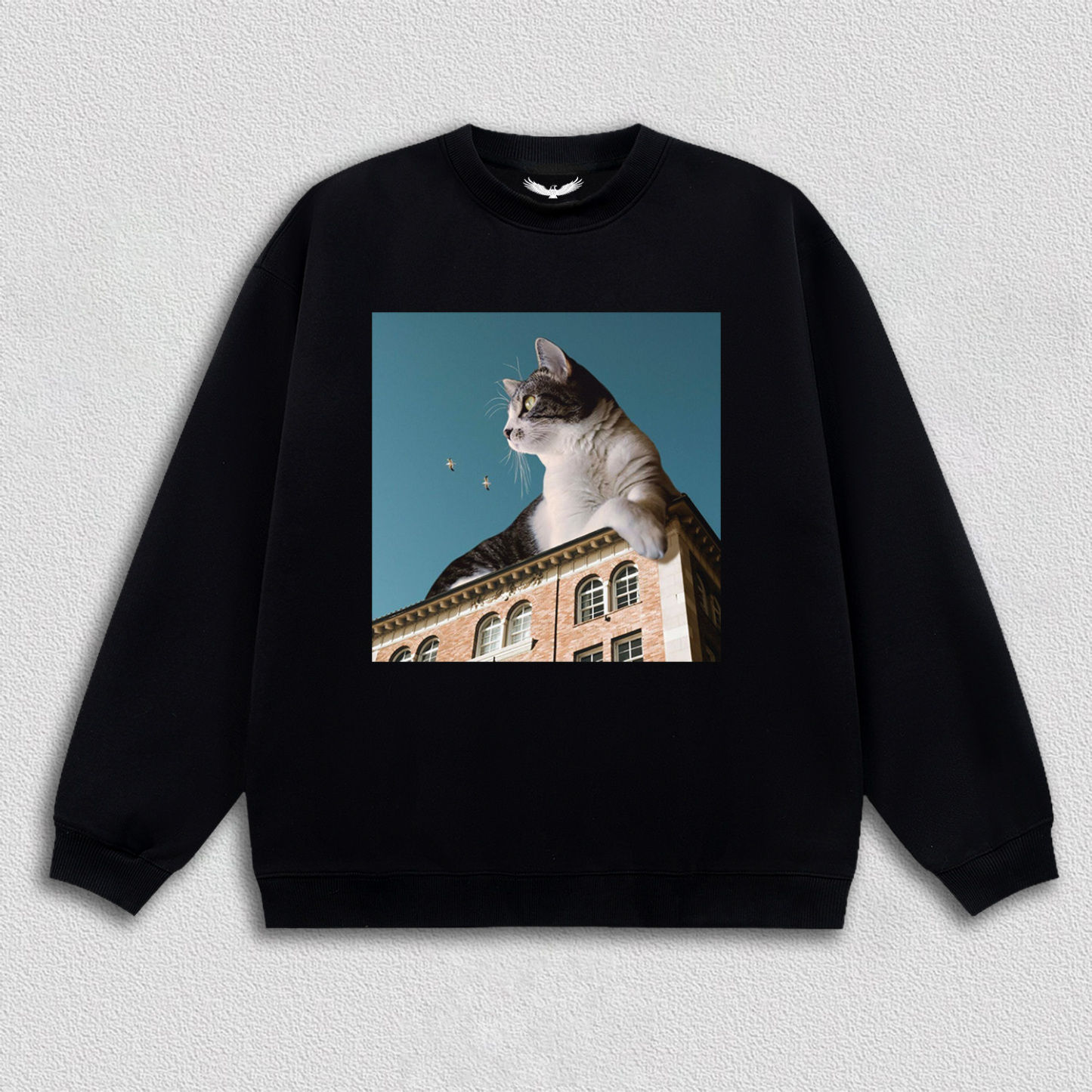 Cat on the City Roof T-Shirt