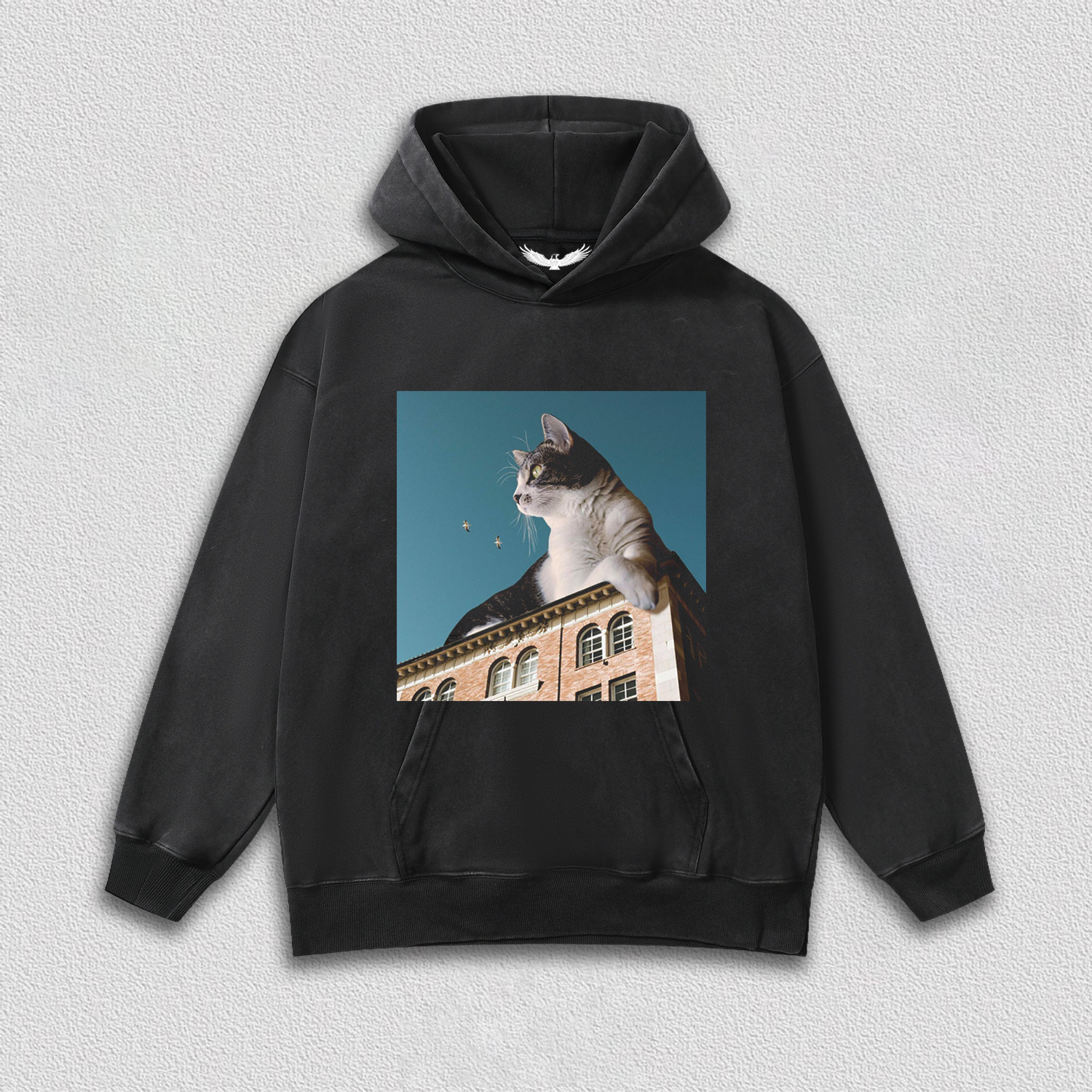 Cat on the City Roof T-Shirt