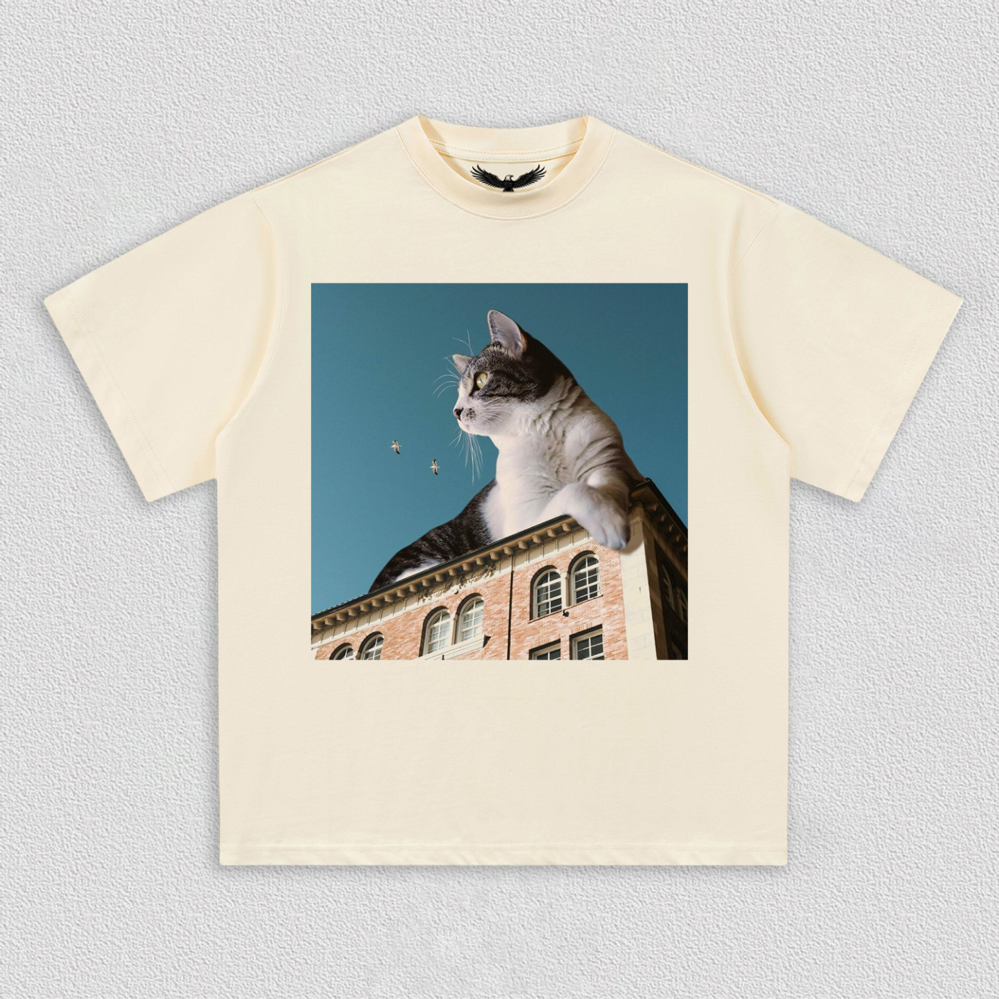 Cat on the City Roof T-Shirt