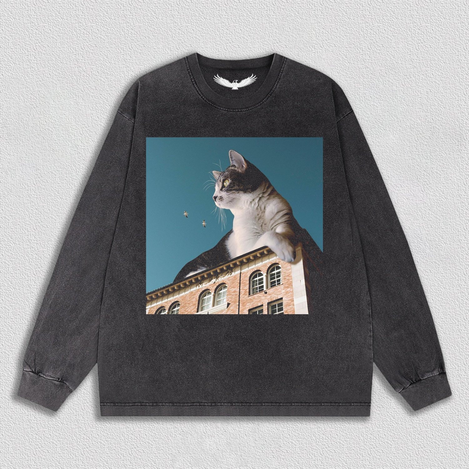 Cat on the City Roof T-Shirt