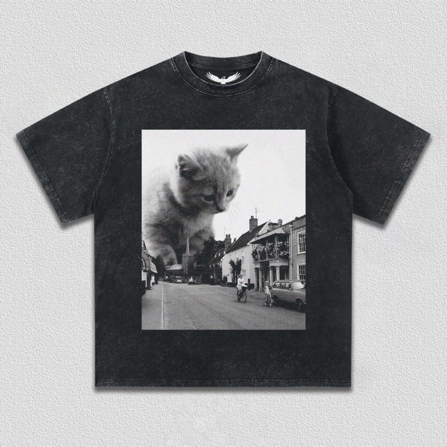 Giant Cat in the Town T-Shirt