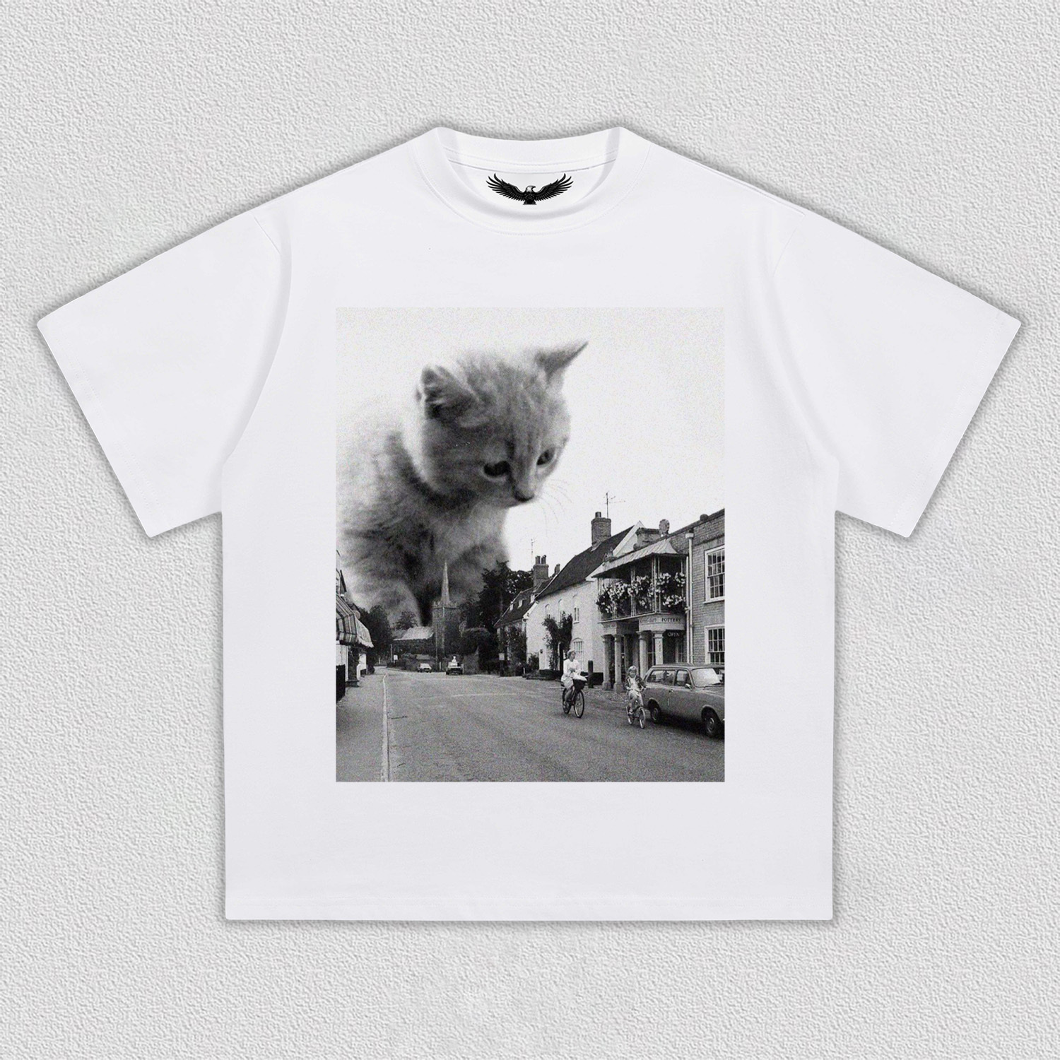 Giant Cat in the Town T-Shirt