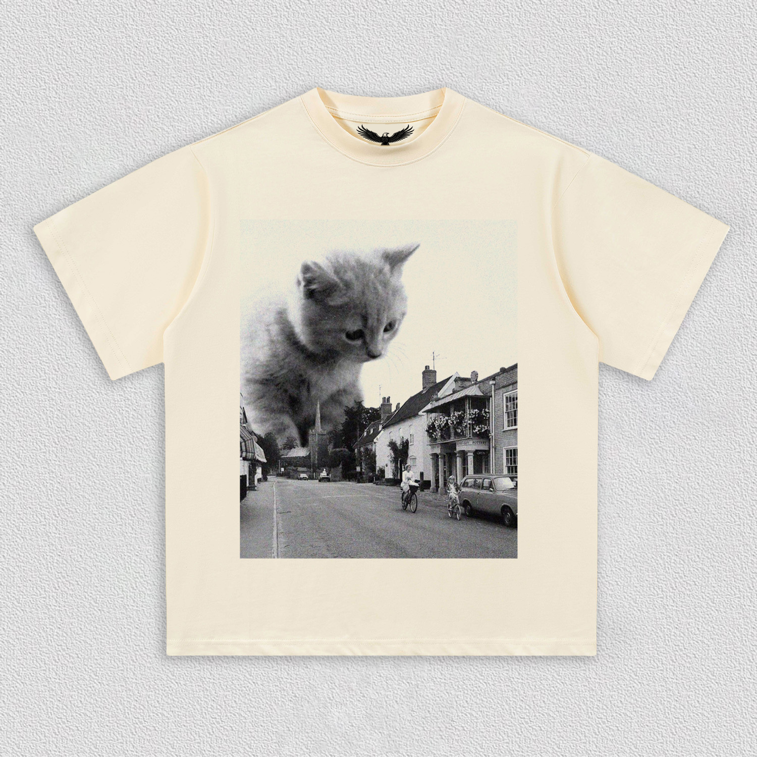 Giant Cat in the Town T-Shirt