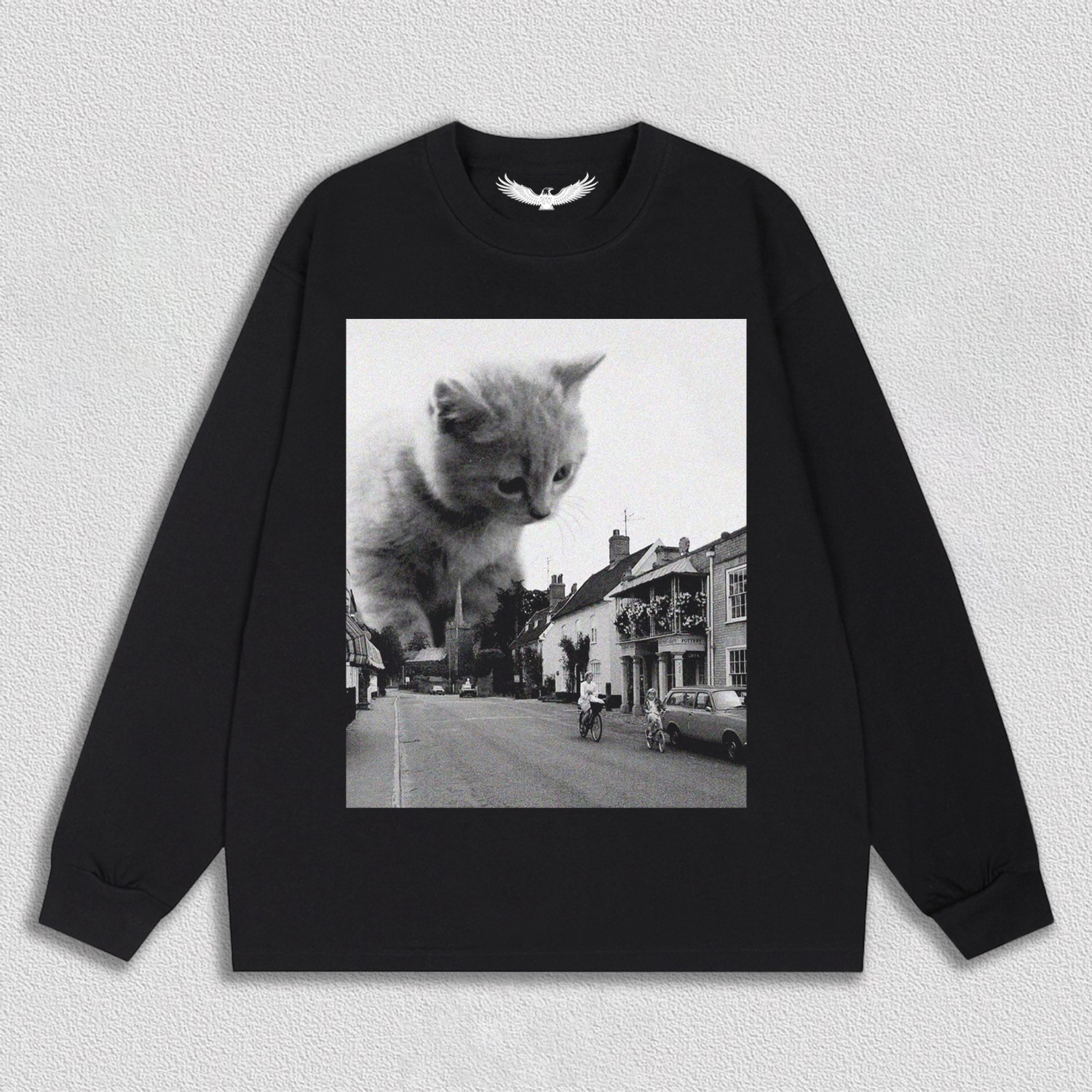 Giant Cat in the Town T-Shirt