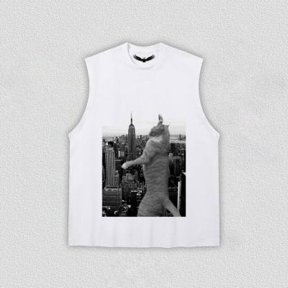 "Dancing" Cat in the City T-Shirt