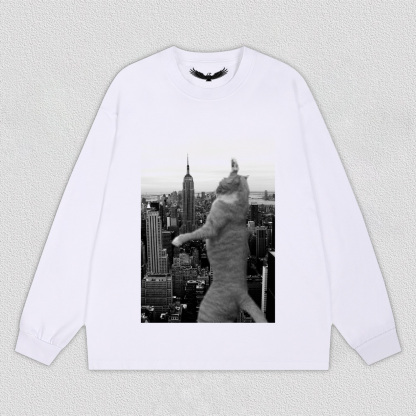 "Dancing" Cat in the City T-Shirt