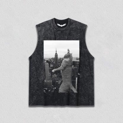 "Dancing" Cat in the City T-Shirt