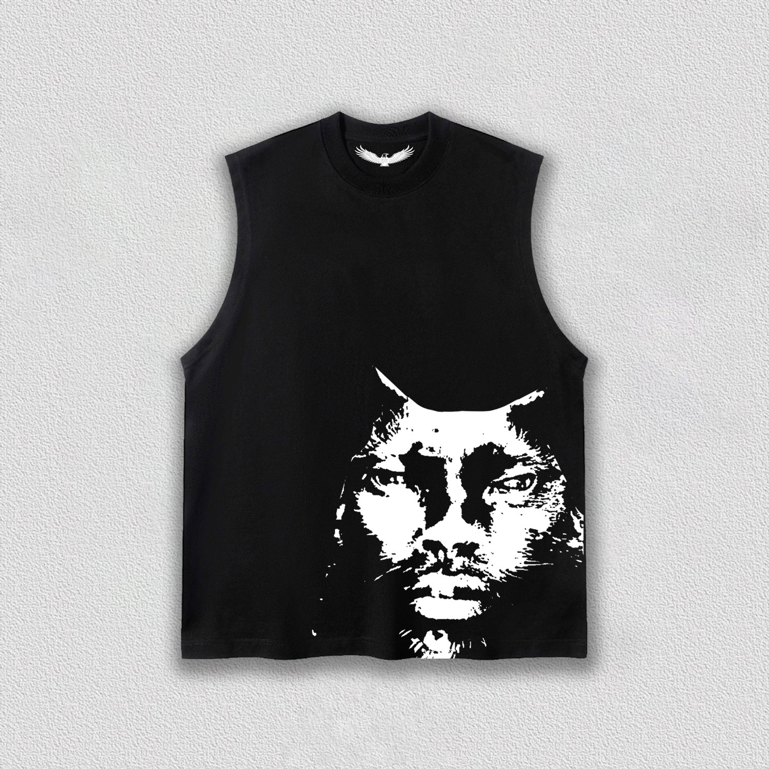 Creative Cat Face T-Shirt
