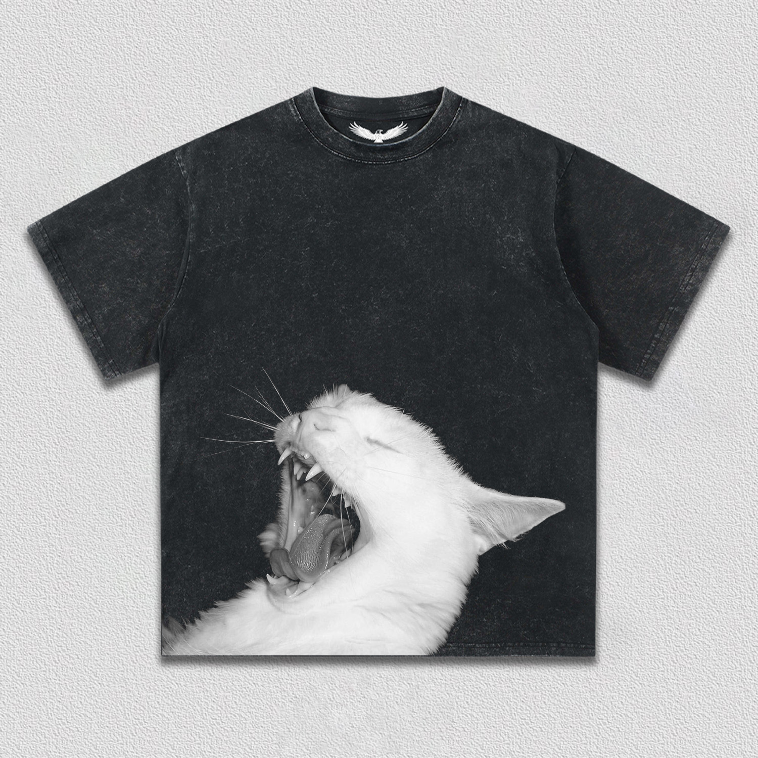 Lazy Yawning Cat T-Shirt