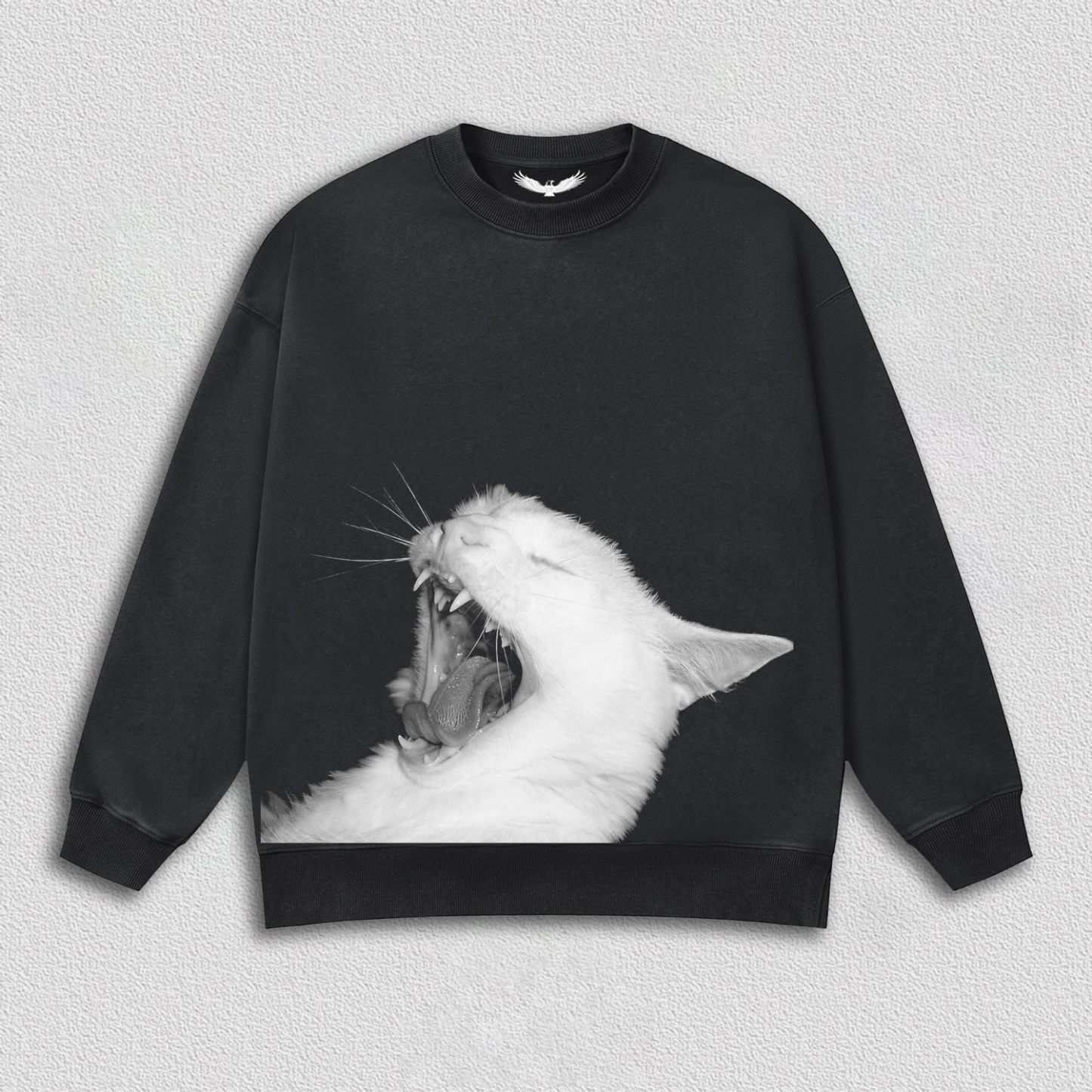 Lazy Yawning Cat T-Shirt