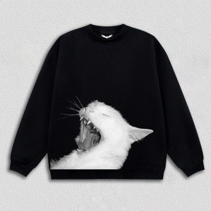 Lazy Yawning Cat T-Shirt