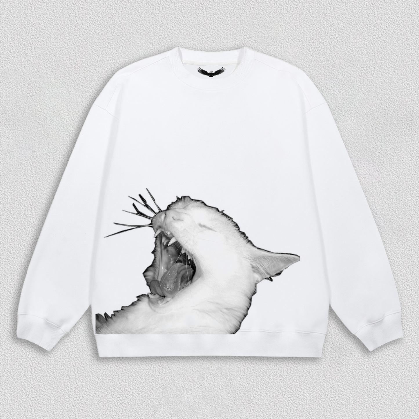 Lazy Yawning Cat T-Shirt