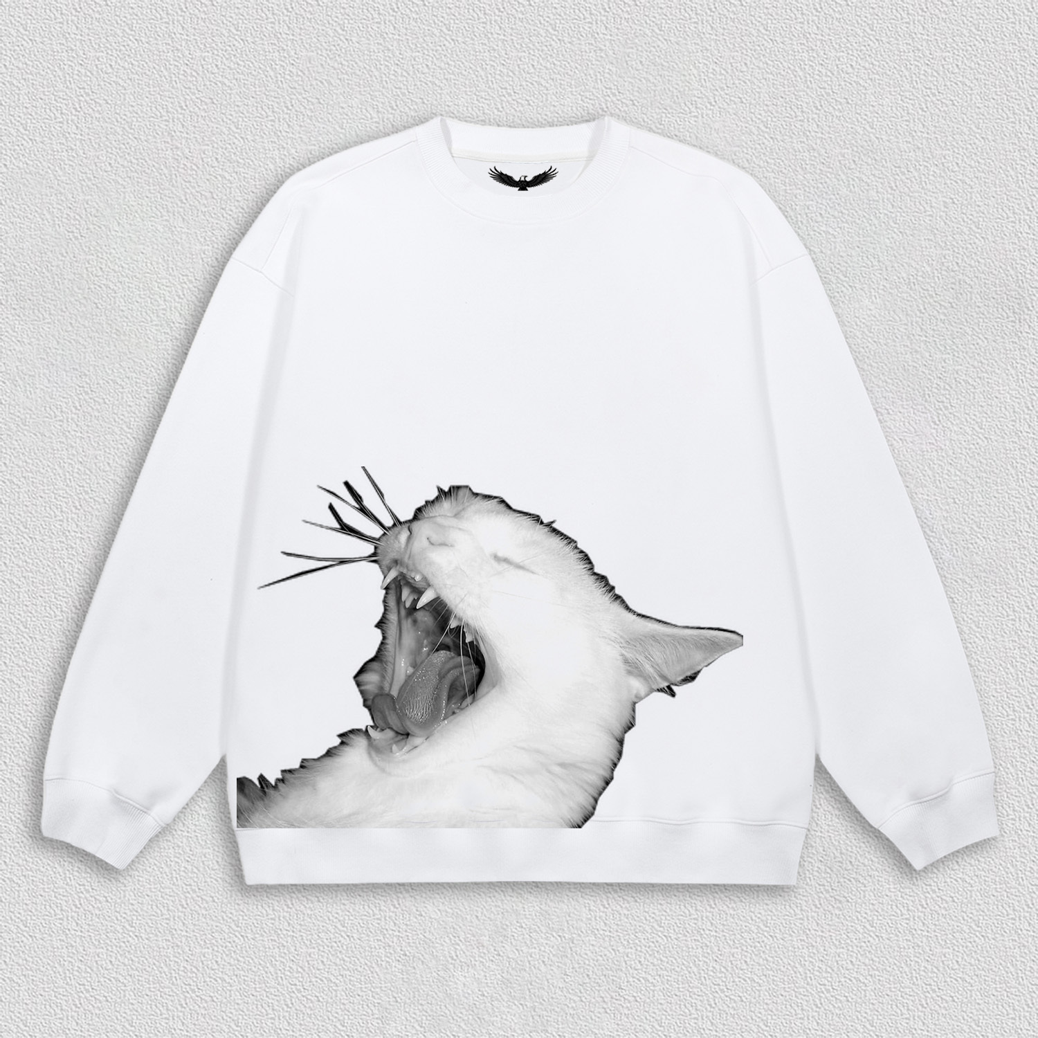 Lazy Yawning Cat T-Shirt