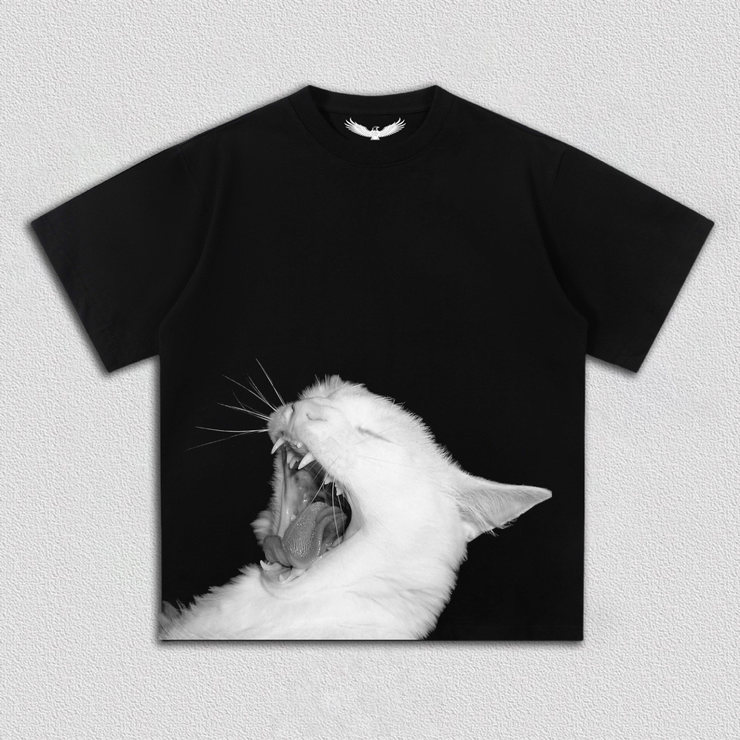 Lazy Yawning Cat T-Shirt