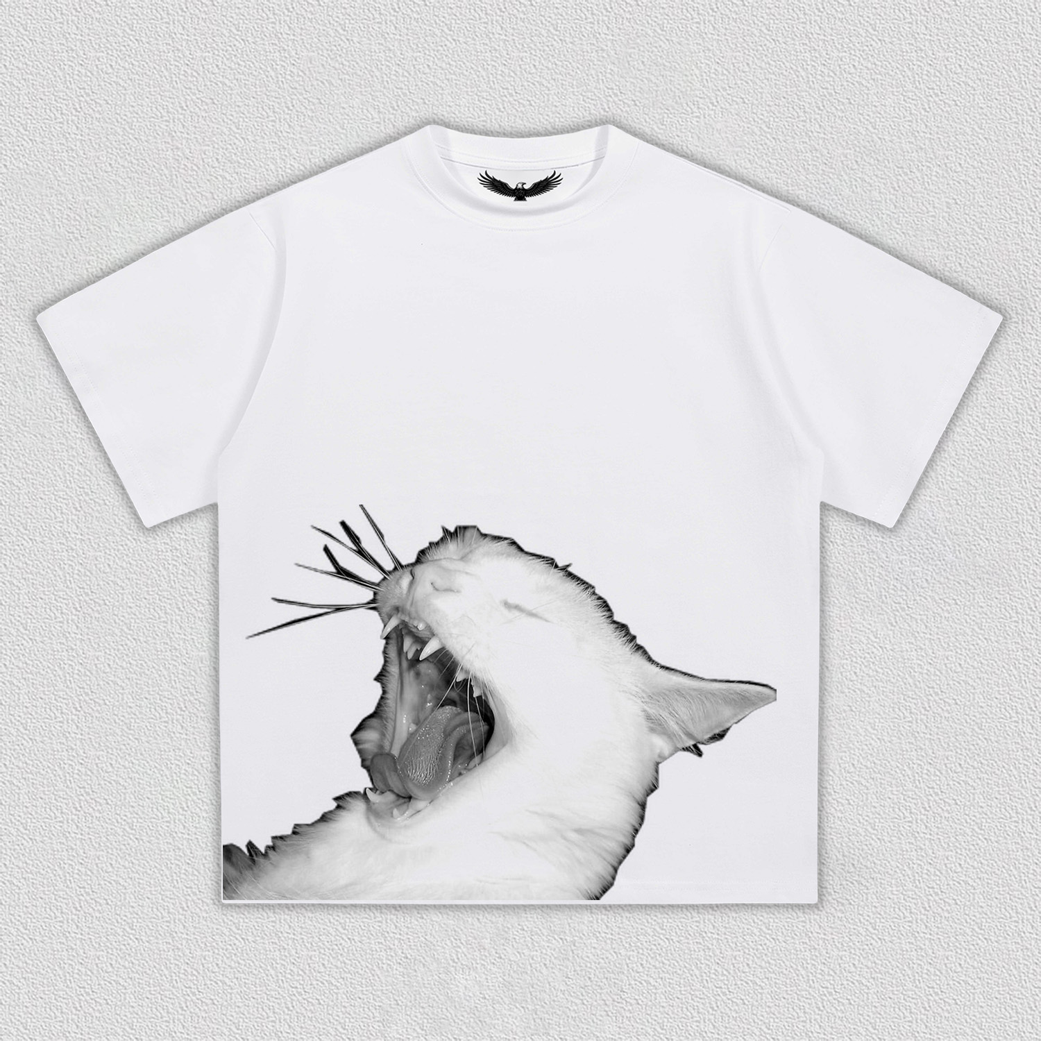 Lazy Yawning Cat T-Shirt