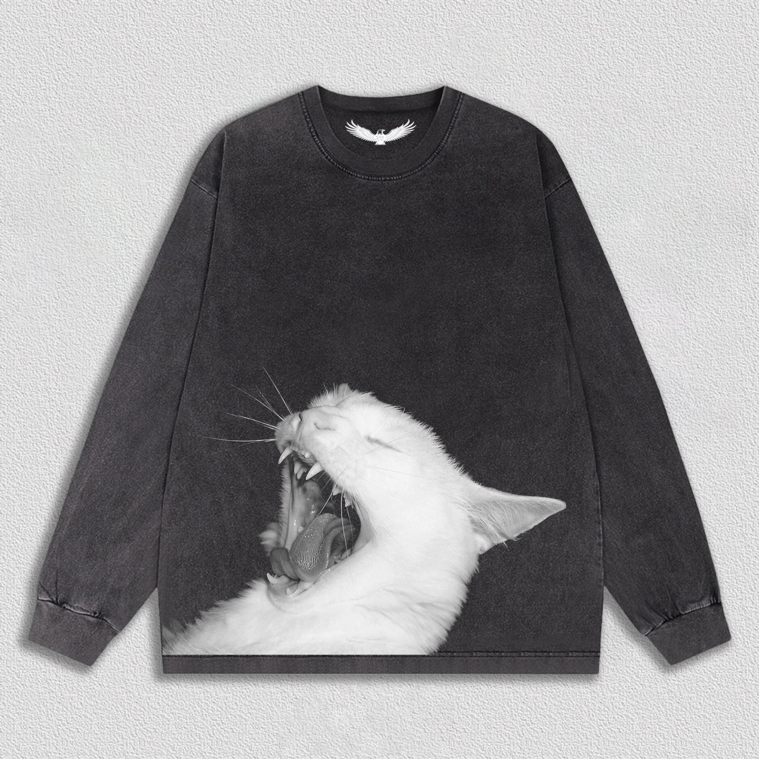 Lazy Yawning Cat T-Shirt