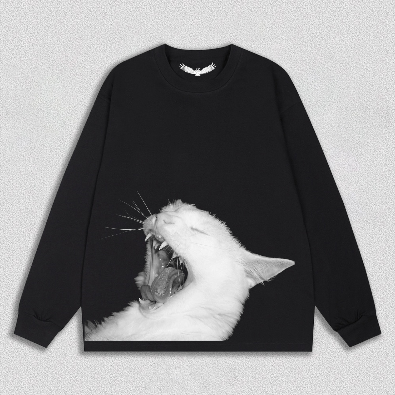 Lazy Yawning Cat T-Shirt