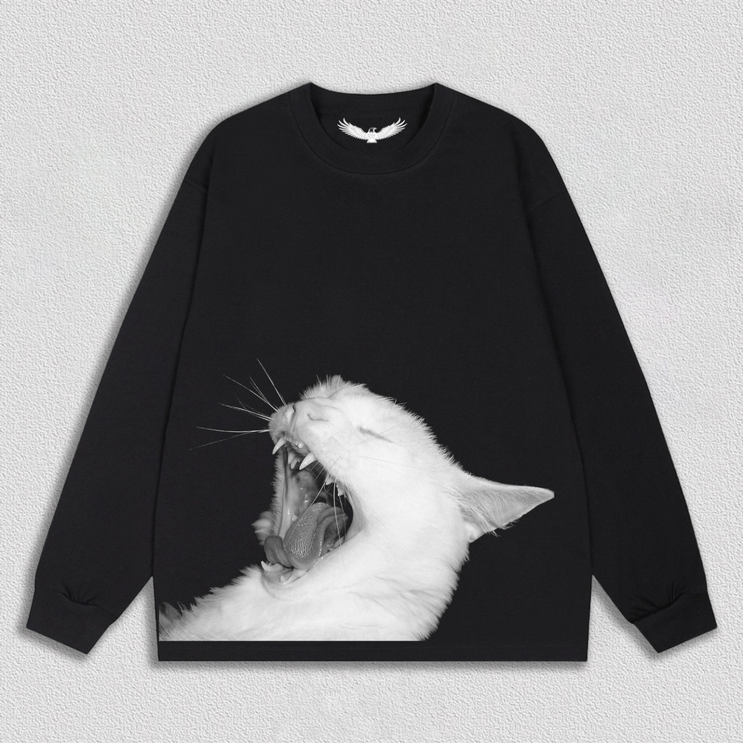 Lazy Yawning Cat T-Shirt