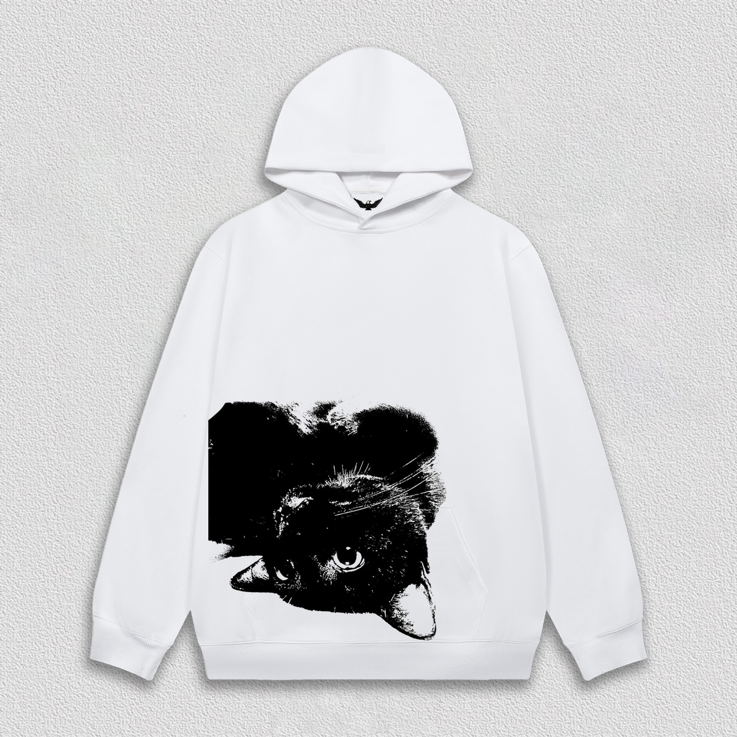 Creative Black Cat Image T-Shirt