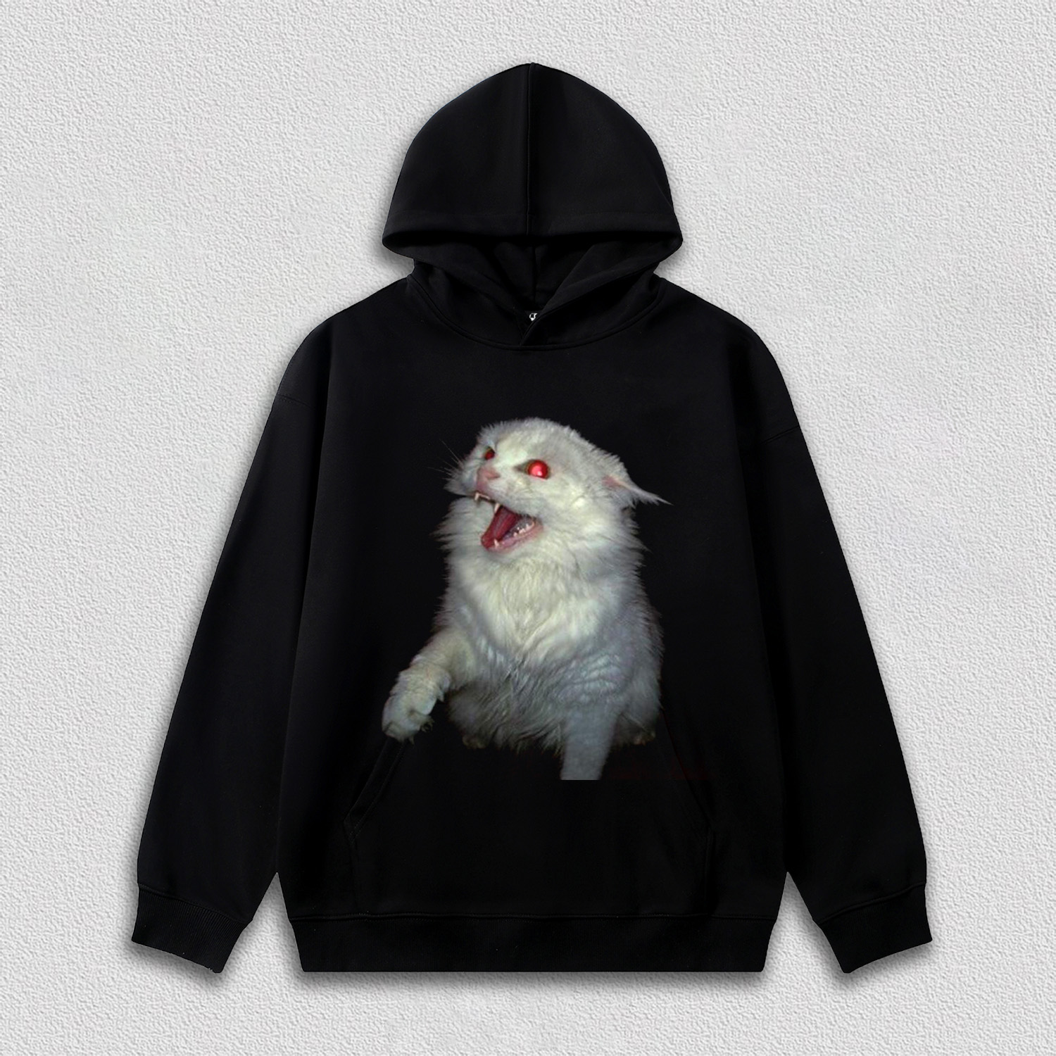 Roaring White Cat T-Shirt