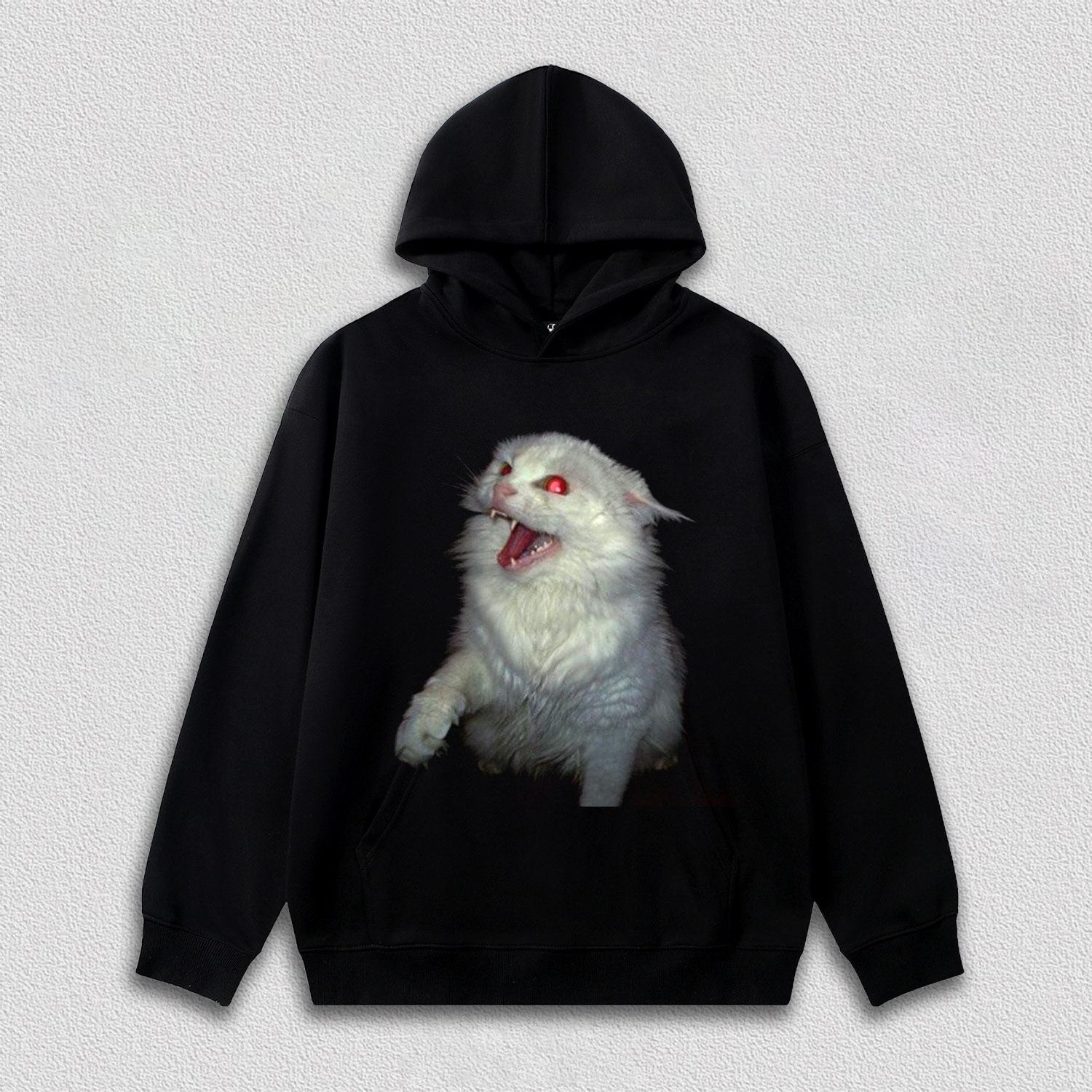 Roaring White Cat T-Shirt