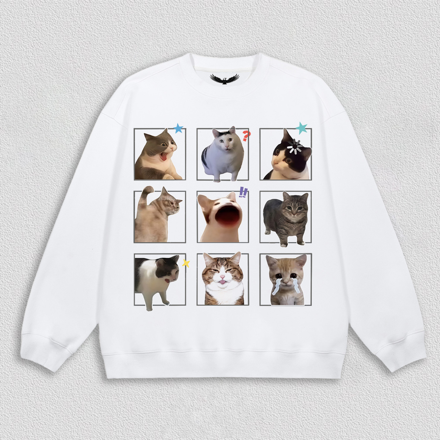 Fun Cat Expression T-Shirt
