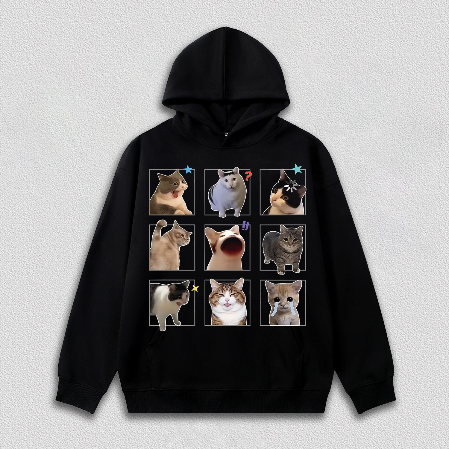 Fun Cat Expression T-Shirt