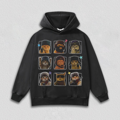 "Tactical Cat" Nine - Grid T-Shirt