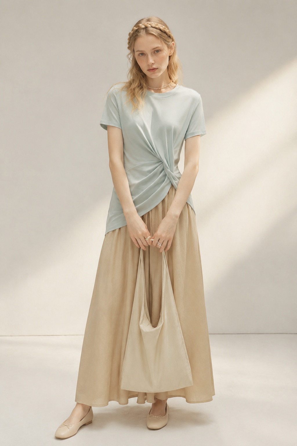 Linen Knot At Twilight