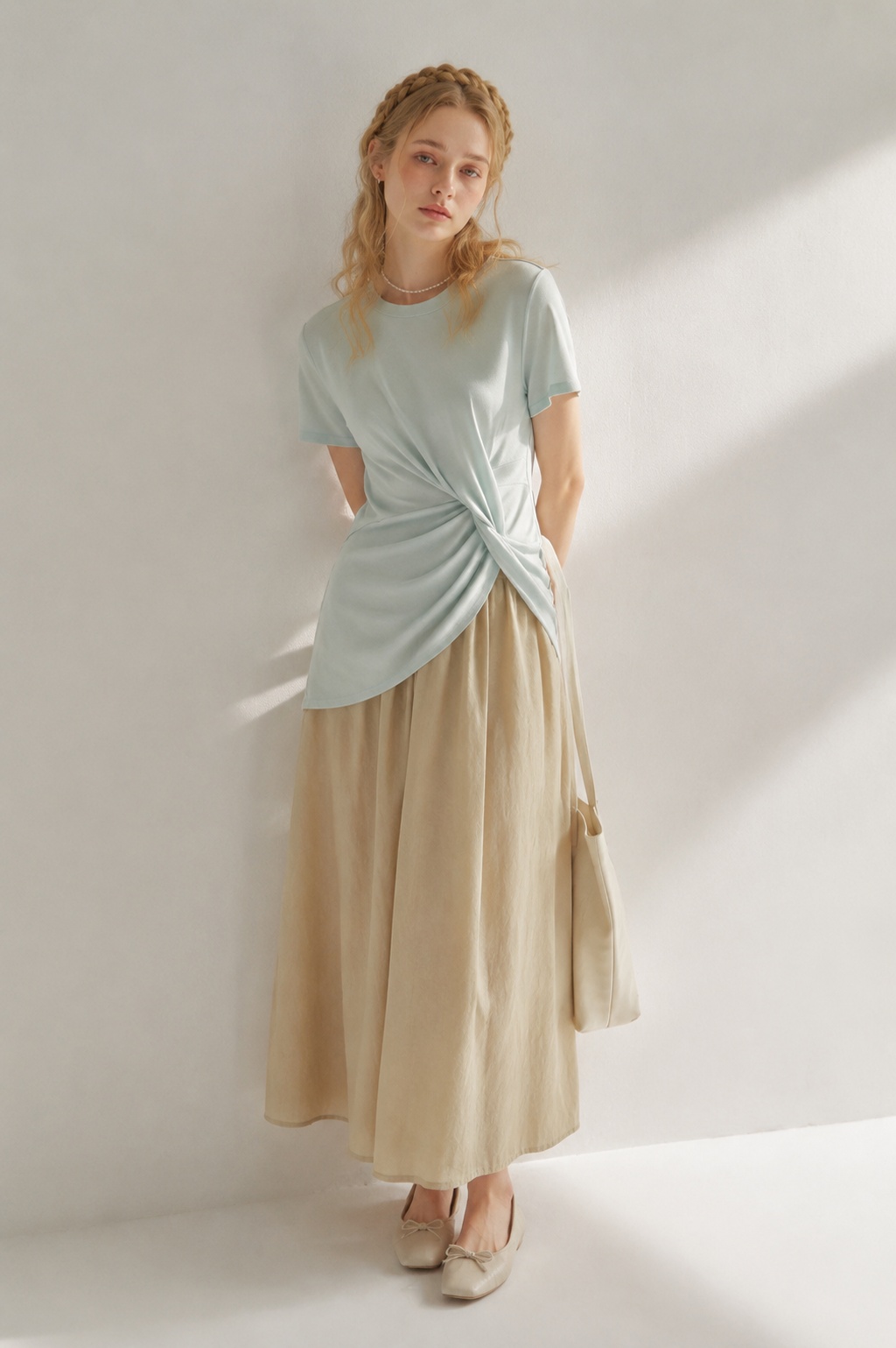 Linen Knot At Twilight