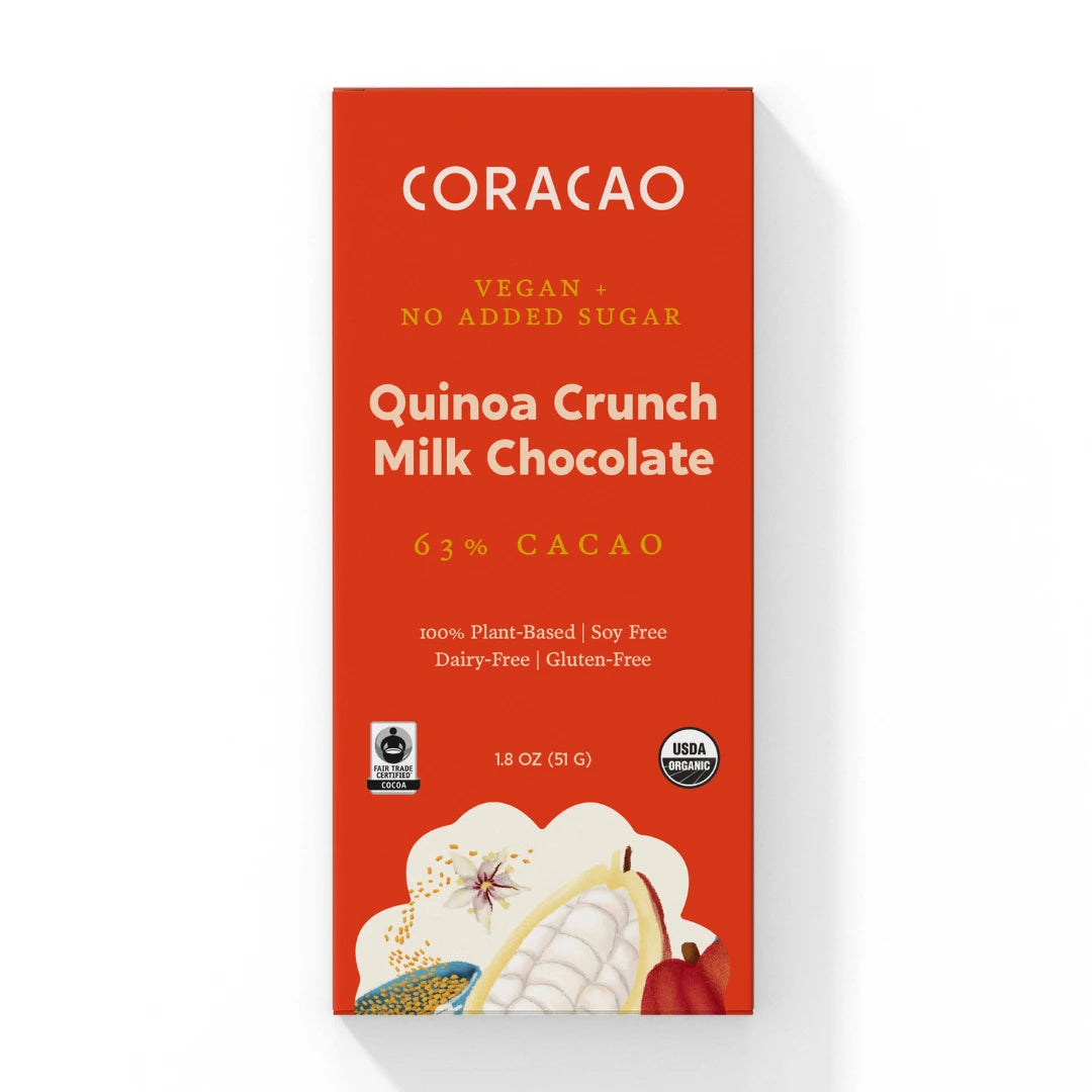 Quinoa Crunch Sugar Free Milk Chocolate CASE OF 12