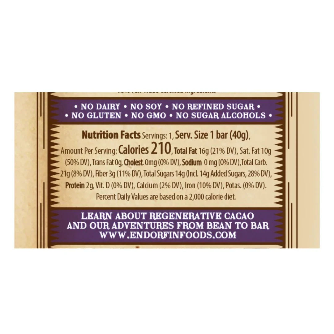 Vanilla Chocolate Bar 70% CASE OF 9