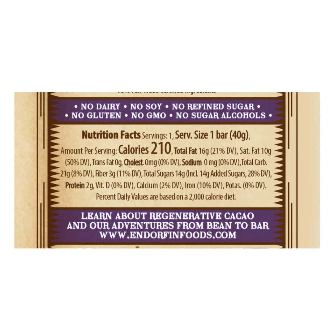 Vanilla Chocolate Bar 70% CASE OF 9