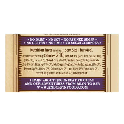 Vanilla Chocolate Bar 70% CASE OF 9