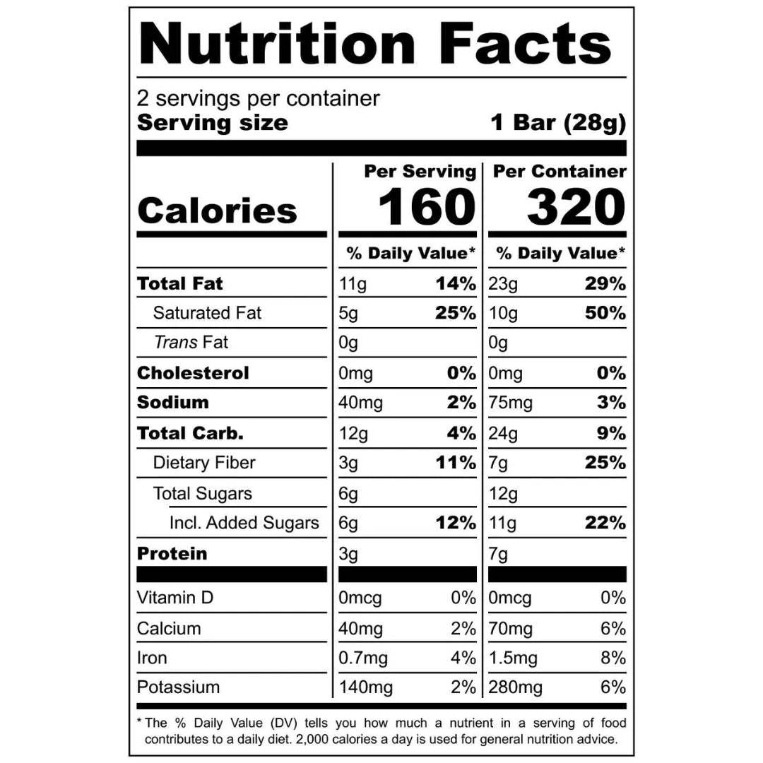 Almond Butter Bar 2-Pack CASE OF 12