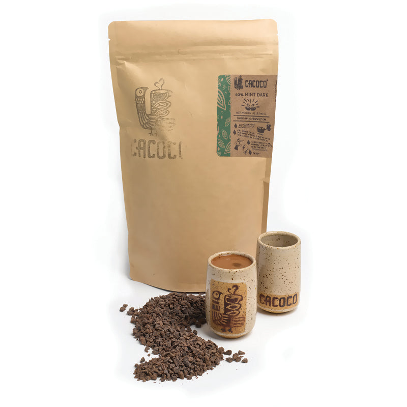 Mint Dark 60% Drinking Chocolate 5lb Bulk Bag